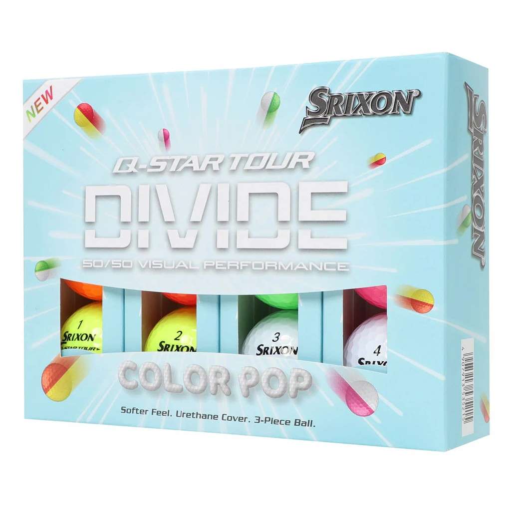 Piłki golfowe Srixon Q-Star Tour Divide • Color Pop