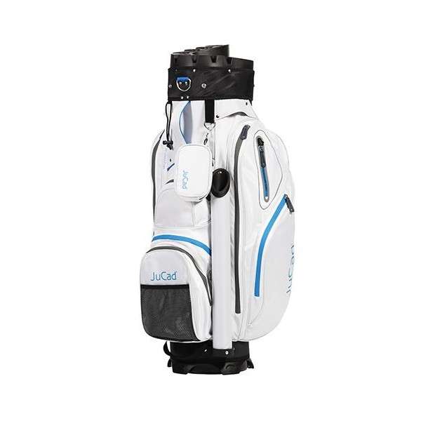 Torba Golfowa JuCad Manager Waterstop Cartbag • Biało Niebiesko Szary