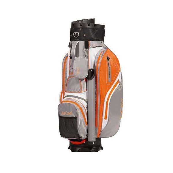 Torba Golfowa JuCad Manager Waterstop Cartbag • Szaro Biało Pomarańczowy