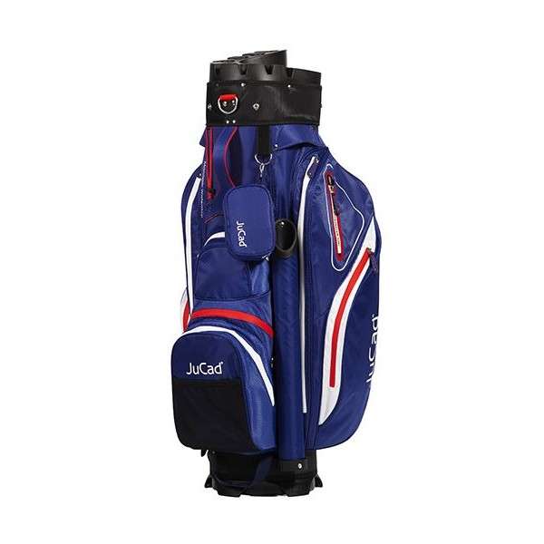 Torba Golfowa JuCad Manager Waterstop Cartbag • Granatowo Biało Czerwona