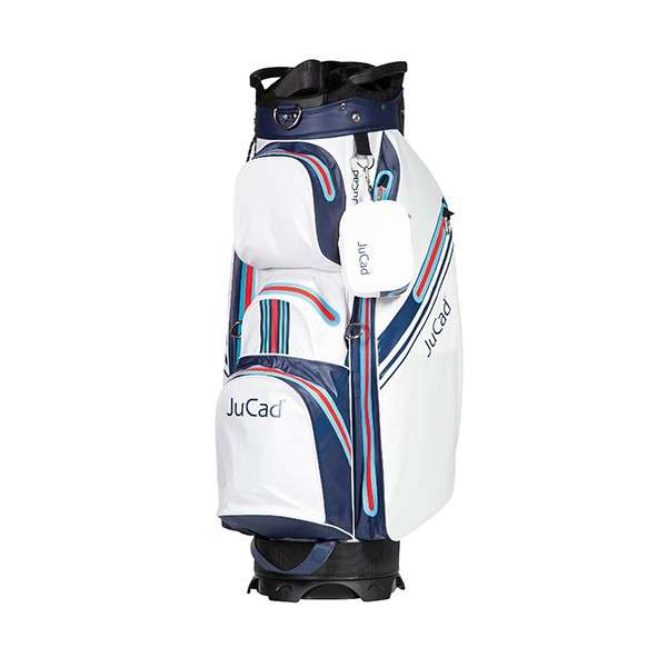 Torba Golfowa JuCad Aquastop Plus Cartbag • Niebiesko Biało Czerwona
