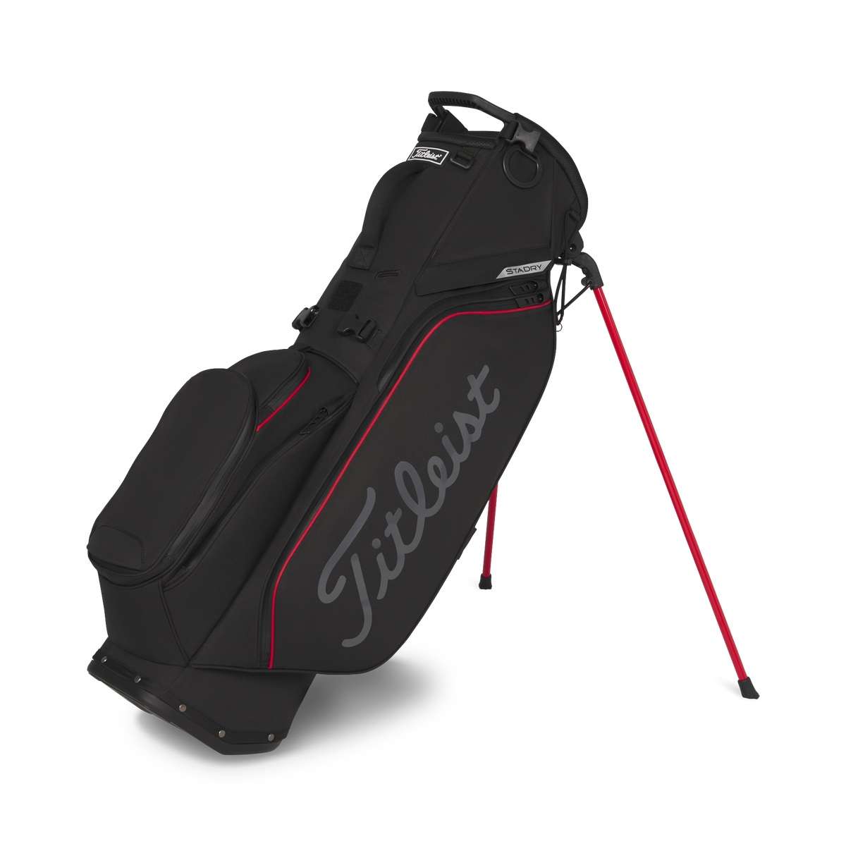 Torba Golfowa Titleist Players S5 StaDry Standbag • Black Red Graphite