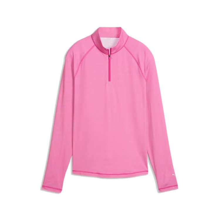 Damska bluza golfowa Puma Birdseye • Różowa