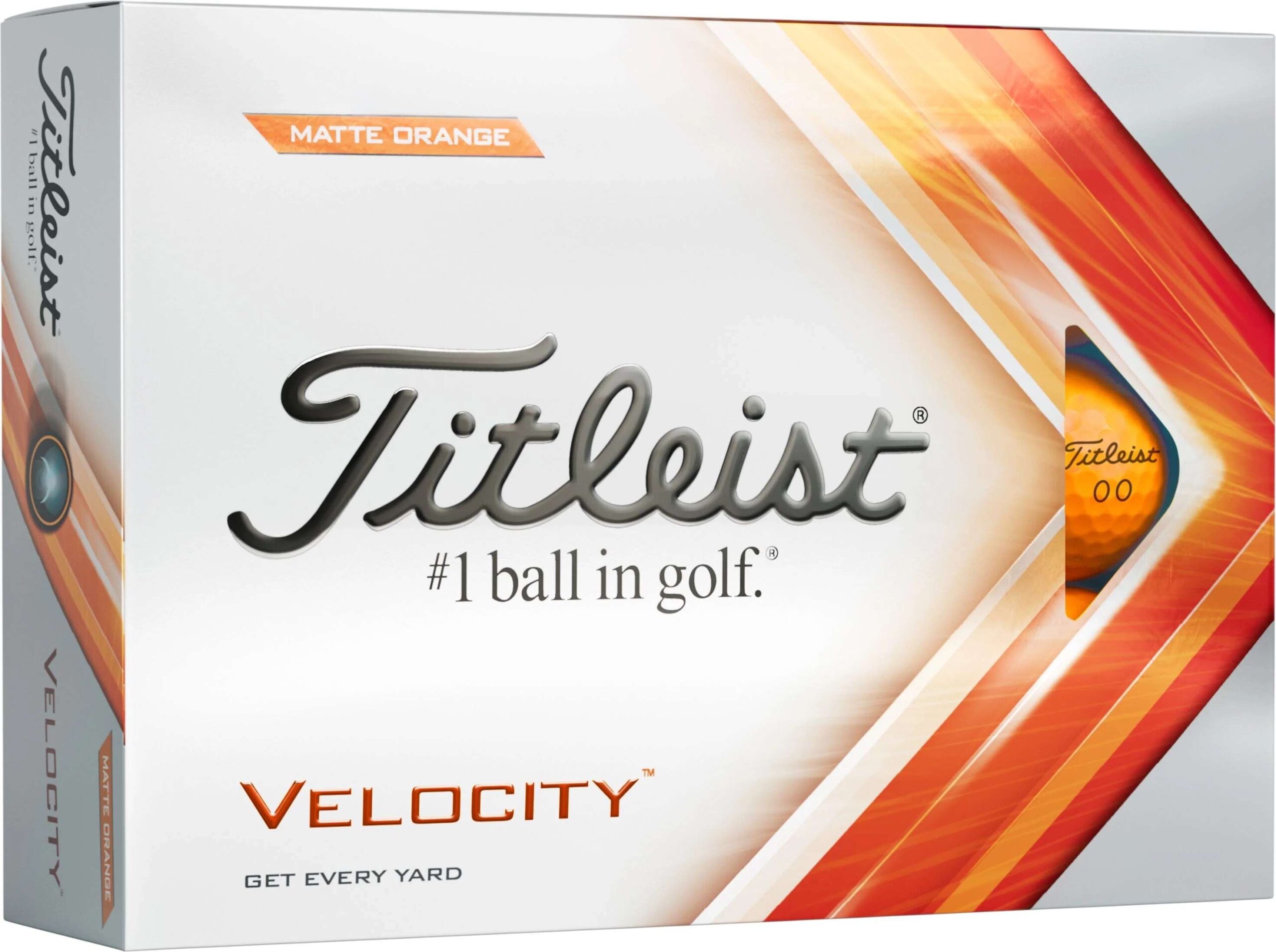 Piłki golfowe Titleist Velocity • Pomarańczowe 2022