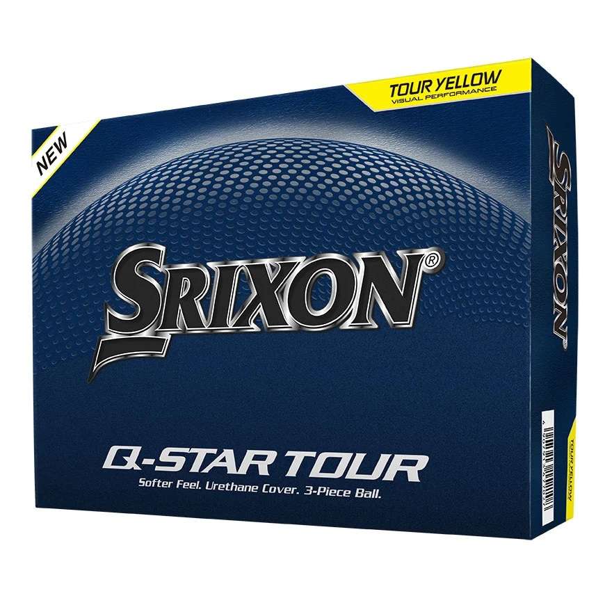 Piłki golfowe Srixon Q-STAR TOUR • Żółte