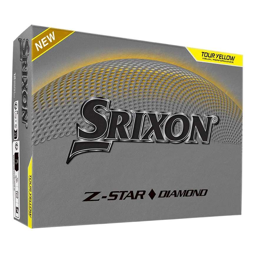 Piłki golfowe Srixon Z Star DIAMOND ◊ 2025 • Żółte