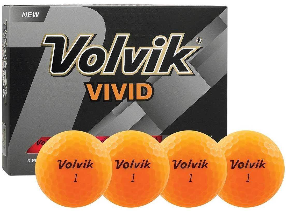 Piłki Volvik VIVID Pomarańczowe ● Tuzin