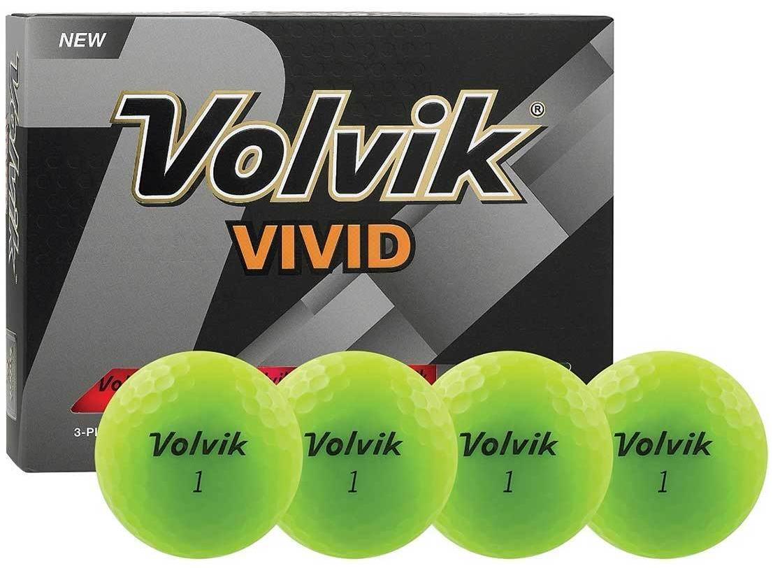 Piłki golfowe VOLVIK VIVID Zielone
