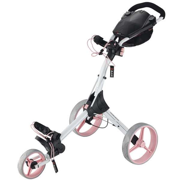 Wózek Golfowy BIG MAX IQ+ biały/różowy