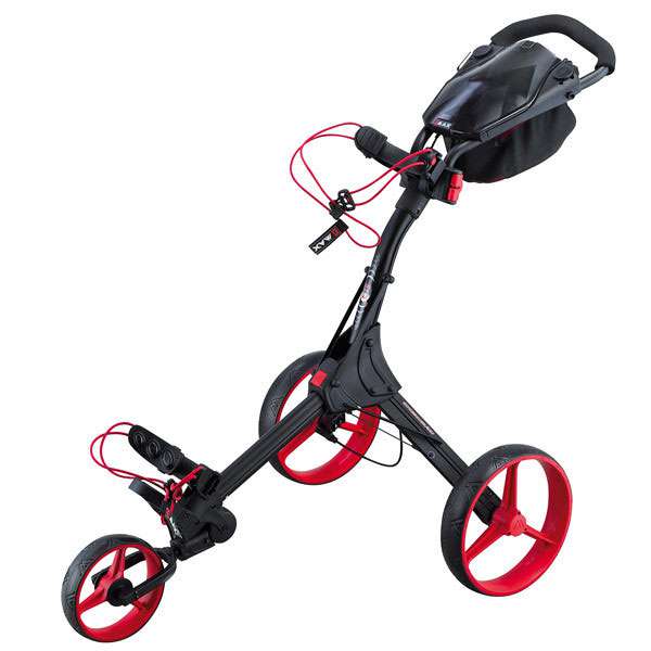 Wózek golfowy BIG MAX IQ+ czarno-czerwony