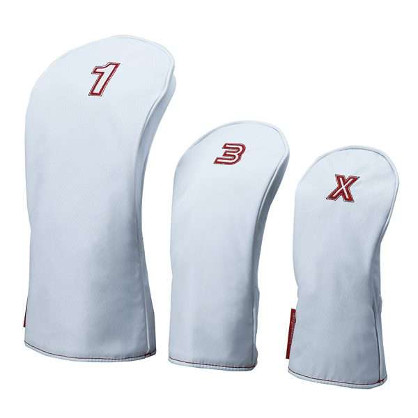 BIG MAX Headcover biało-czerwony