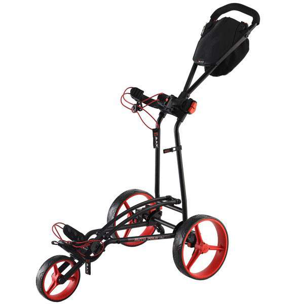Wózek golfowy BIG MAX Autofold FF czarno-czerwony