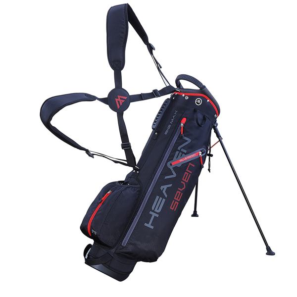 Torba golfowa BIG MAX heaven 7 czarno-czerwona