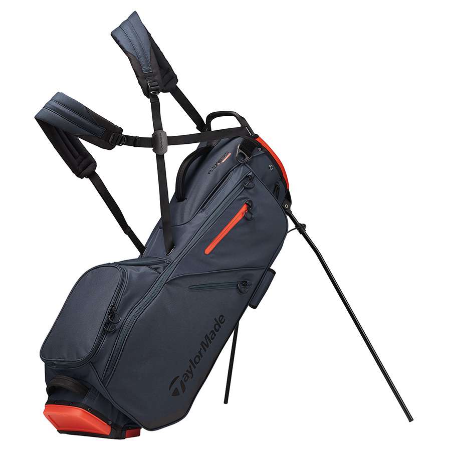 TaylorMade FlexTech Stand Bag ciemno szara-pomarańczowa
